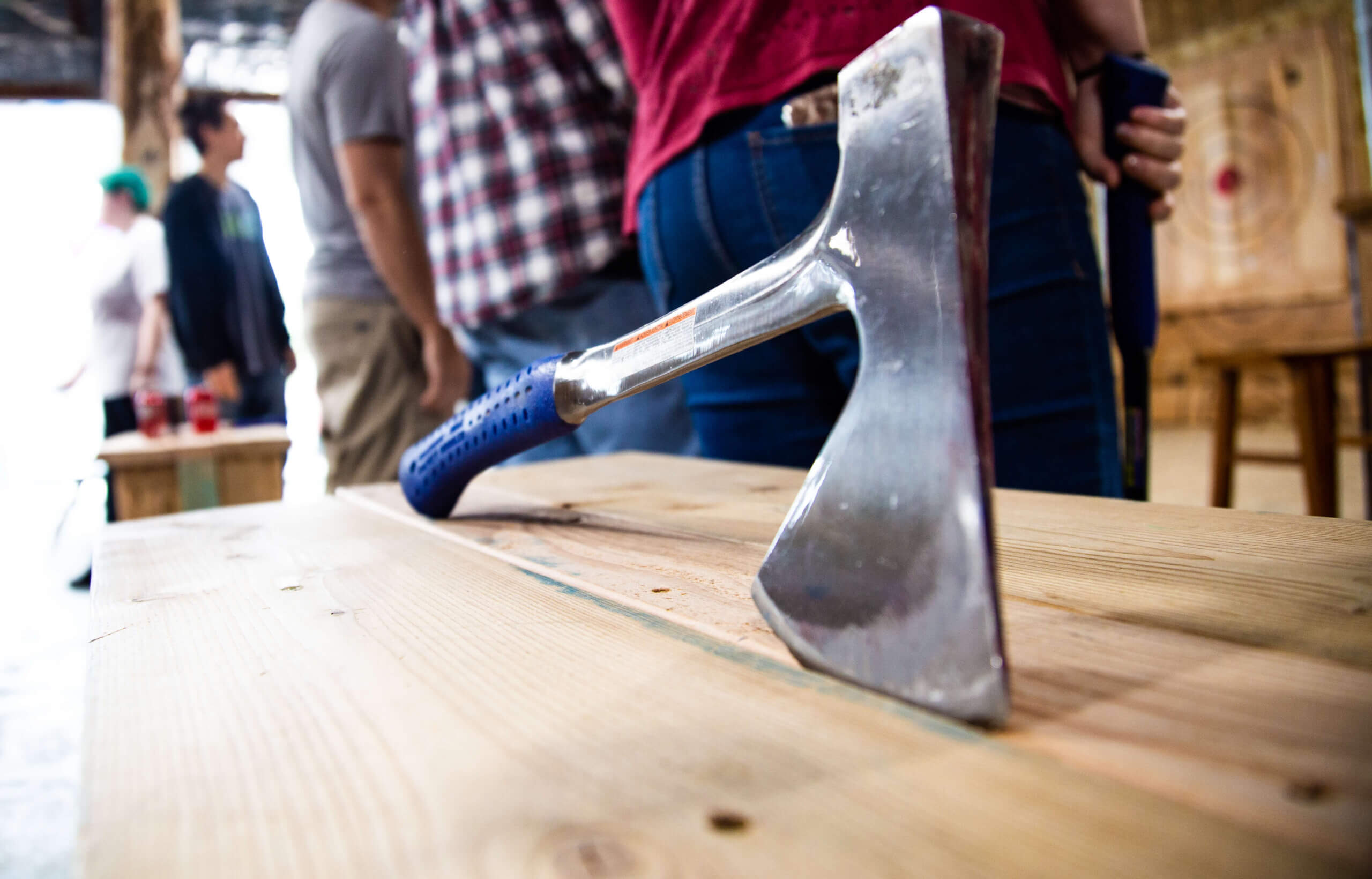 Axe throwing is the new sensation in American Fork, Utah.