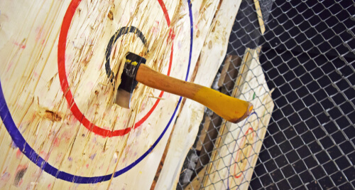 WHY AXE THROWING IS THE RAVE OF THE MOMENT